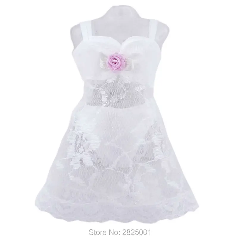 Пикантная белая Пижама кружевное платье ручной работы бюстгальтер топы нижнее