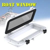 1 Pc 40x20cm WHITE Boat Ship Yacht Car Replacement Porthole Rectangular Waterproof Rubber Seal Skylight Cover RV Window Parts