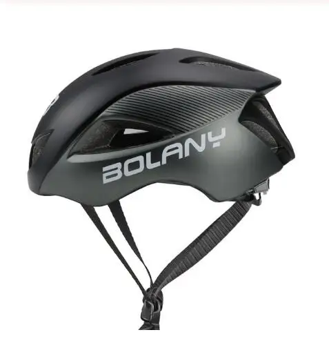 black Bolany, шлем для велоспорта,, ультралегкий, 250 г, 58-61 см., для езды на велосипеде, шлем для горного велосипеда, шлем для шоссейного велосипеда, сертификация CE для мужчин и женщин - Цвет: black