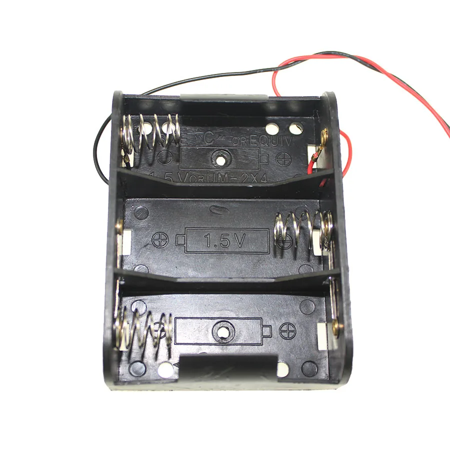 10 шт./лот C черный футляр для аккумулятора контейнер хранения с более толстым