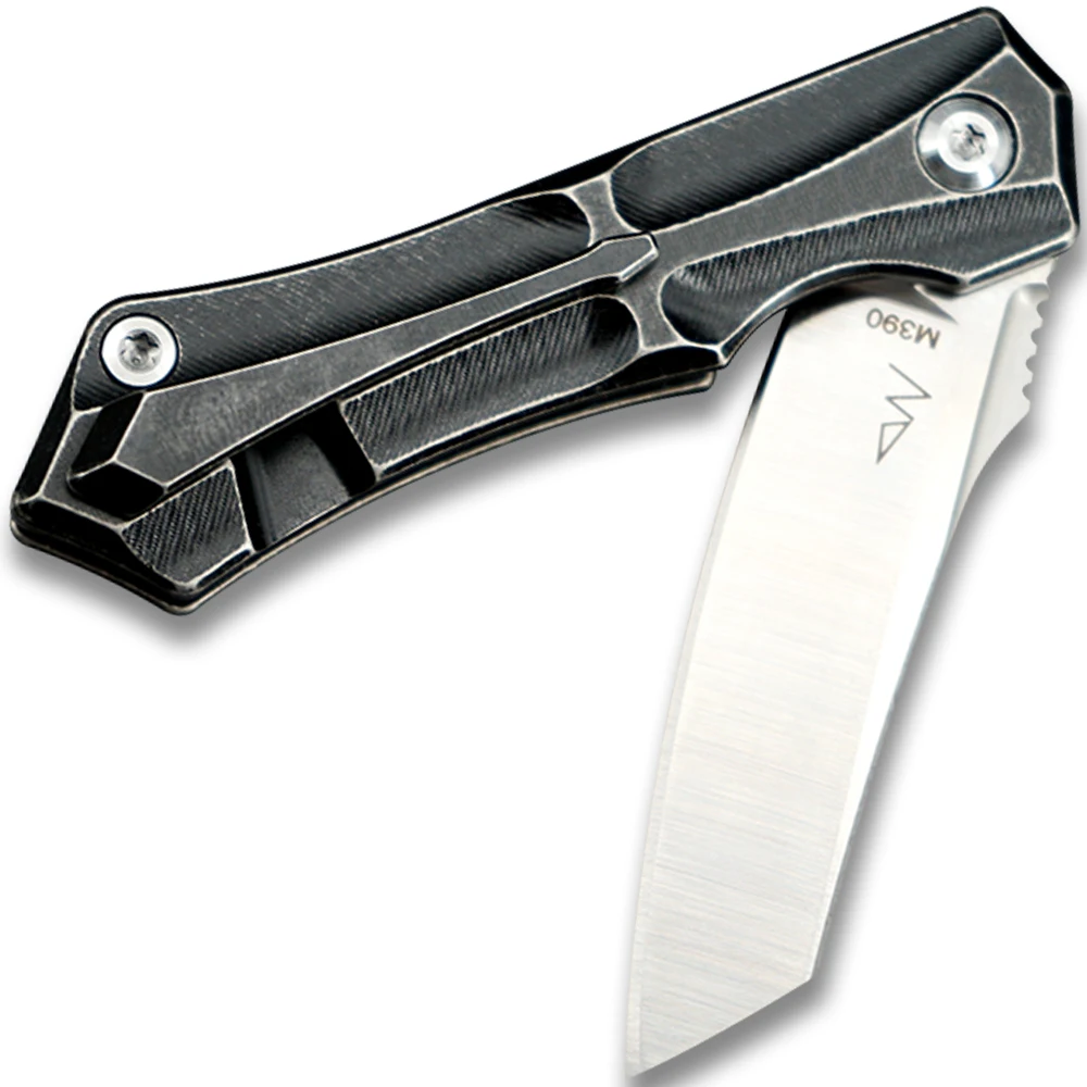 Складной мини-нож TwoSun Micro M390 карманный нож Походный инструмент для выживания на