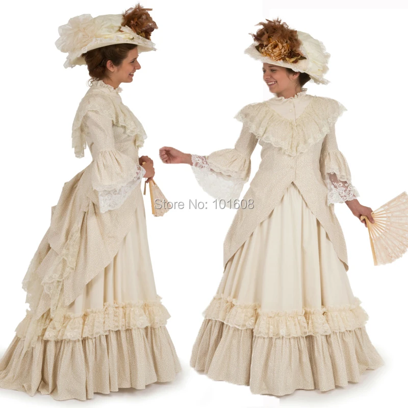 

New Arriva!Elegant Retro Victorian dresses 1860s Civil War dress Cosplay Vintage Costumes Renaissance Revolutionary dress HL-155