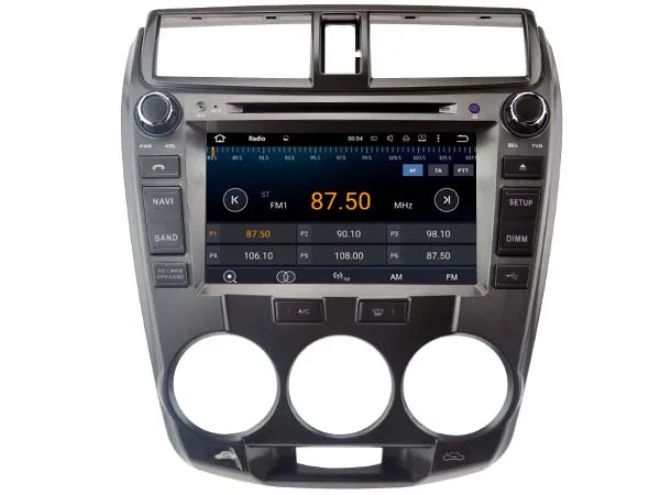 Android 7 1 авто стерео Мультимедиа для HONDA CITY автомобильный dvd-плеер gps Bluetooth Радио
