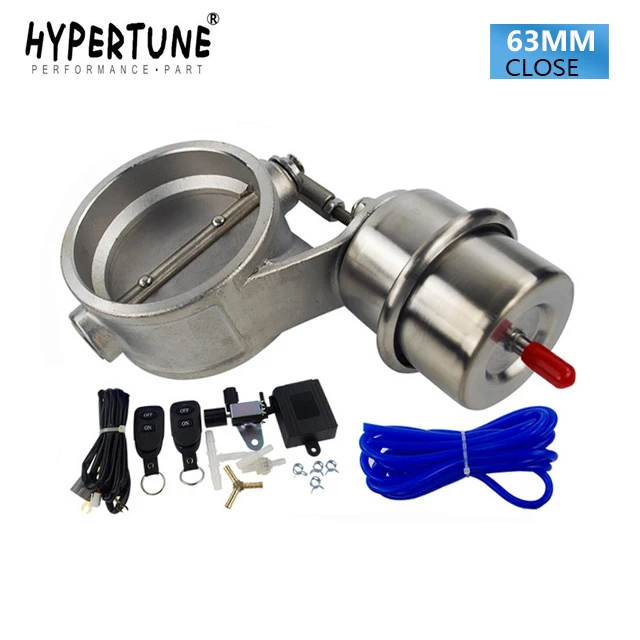 

Hypertune - Exhaust Control Valve With Vacuum Actuator Cutout 2.5" 63mm Pipe CLOSED with ROD with Wireless Remote Controller Set