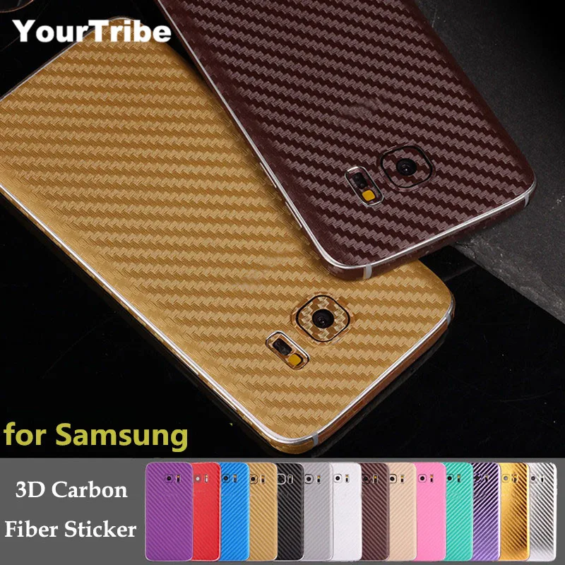YourTribe 3D углеродного волокна пленка-наклейка для полного покрытия телефона Samsung