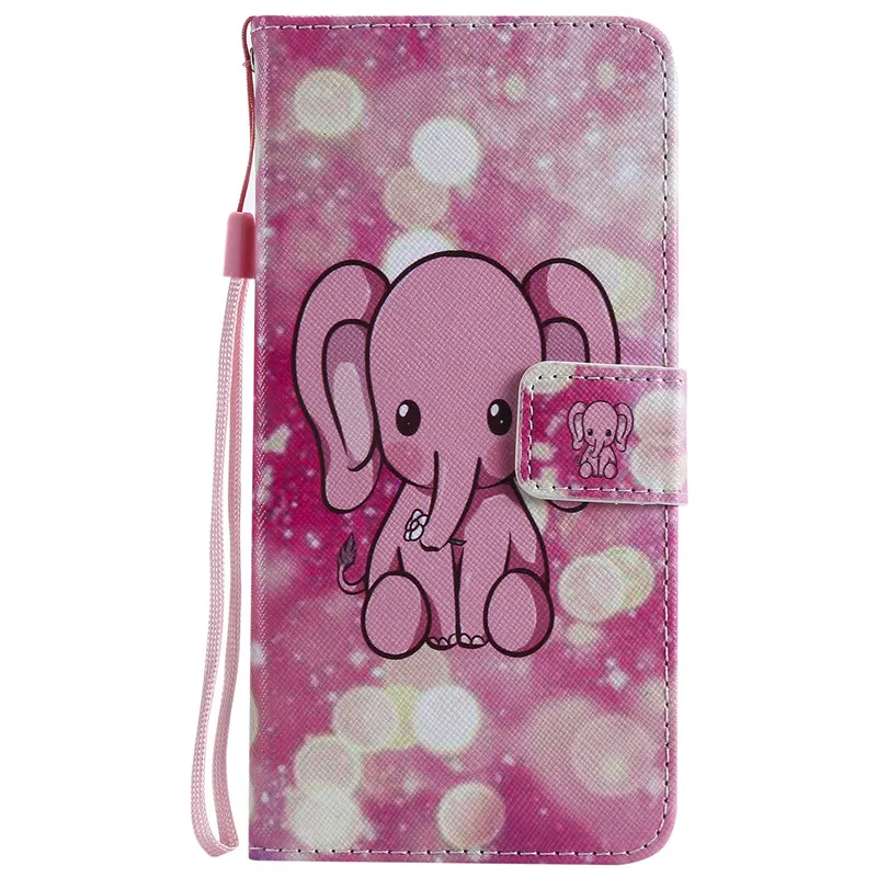 C A50 Leather Case on for Pouzdro Samsung Galaxy A50 A30 A70 Cover for Samsung A40 A20 A30 Coque Cartoon Wallet Flip Phone Case - Цвет: C