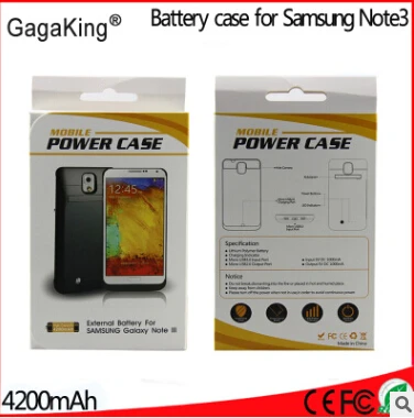 ХОРОШЕЕ качество 4200 мАч Резервное Копирование дело Батарея Для Samsung note3 внешняя