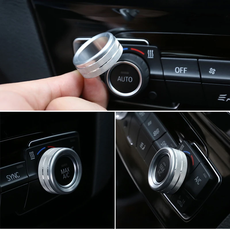 Ручки для кондиционера BMW 3 шт. 1 2 4 серии GT X1 F47 F48 13 17 стайлинга автомобиля обшивка