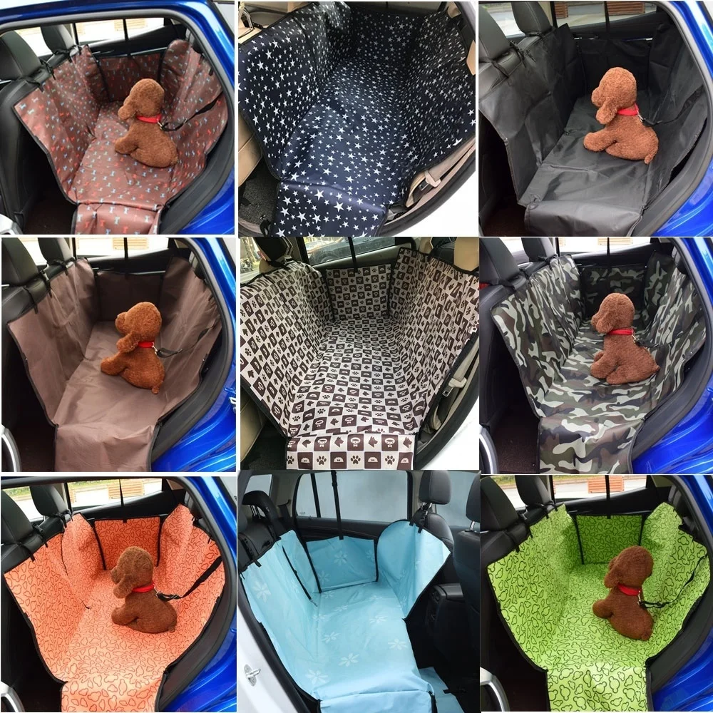 安い 高品質防水ペット犬車のリアバックシートカバーブランケット防水クッションプロテクターハンモッククリスマスギフト