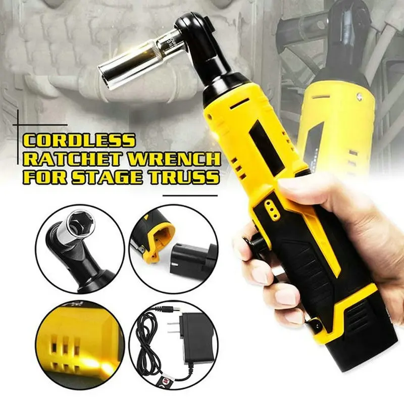 12V электрический ключ с трещоткой комплект 3/8 беспроводной храповым механизмом