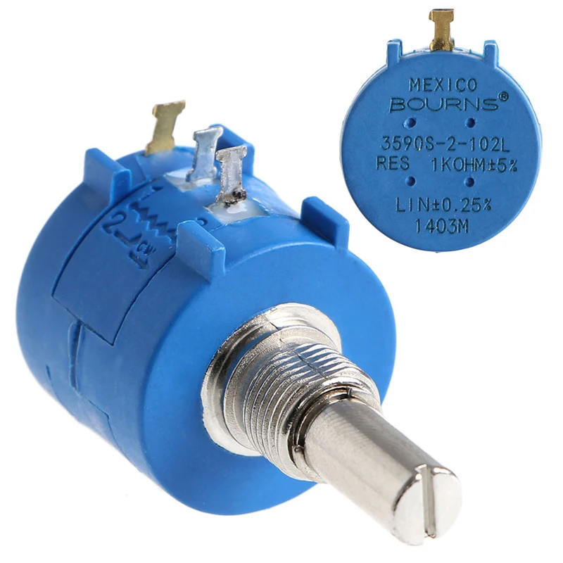 3590S 2 102L 3590 S 1K Ом прецизионный многооборотный потенциометр регулируемый резистор