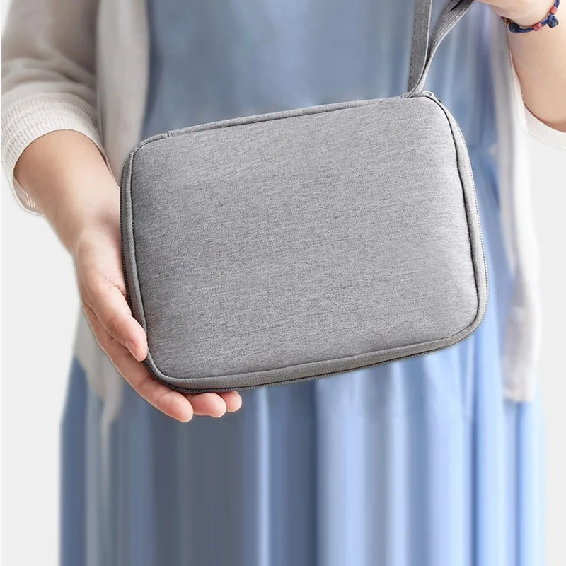 Multifunction Data Cable Storage Bag U Disk Mouse Charging Treasure Protection Bags Digital HDD Organizer Travel Kit Case Pouch | Дом и сад