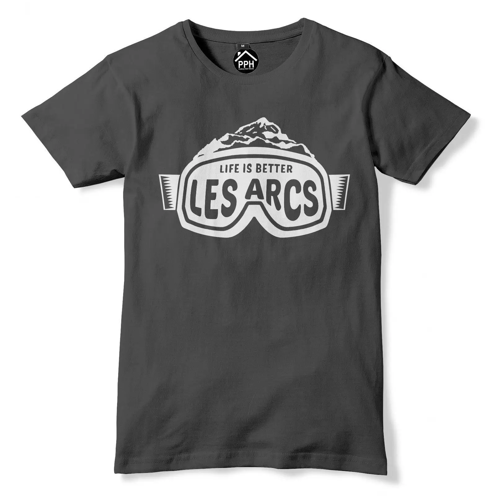 Лыжные очки Франция Les Arcs Valleys сноуборд футболка для катания на лыжах Праздничная