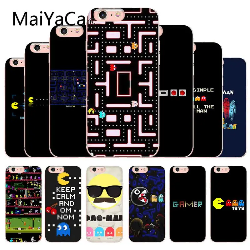 MaiYaCa Pacman Gamer Nerd аксессуары для телефонов Чехол Apple iphone X и 8plus 7 7plus 6s Plus XS XR 5c
