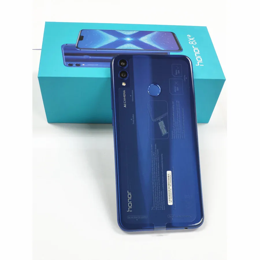 Мобильный телефон HONOR 8X с глобальной прошивкой Android 8 1 4G LTE смартфон 4 Гб ОЗУ 64 ПЗУ 6 5