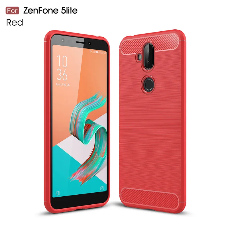 Для Asus Zenfone 5 Lite ZC600KL чехол противоударный мягкий ТПУ матовый для | Мобильные