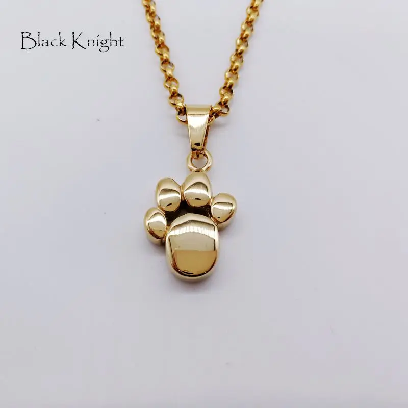 Ожерелье в виде лап черного рыцаря из нержавеющей стали 316L