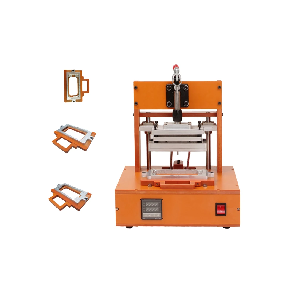 Bezel Frame with Hot Glue Presssure Manual Laminator Laminating Machine for iPhone 4g up to 7 plus Moulds Fix | Инструменты