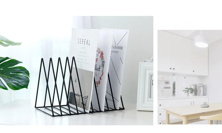 1 шт. железная книжная полка стойка для журналов хранения газет винтажный