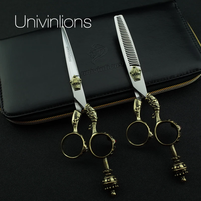 Профессиональные ножницы для волос king style парикмахерские 6 дюймов комплект