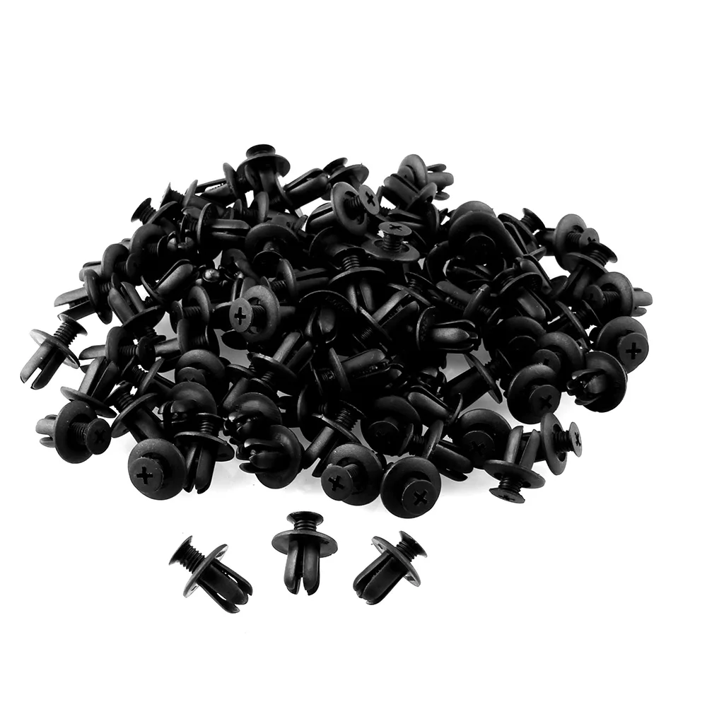 100 шт Пластиковые заклепки универсальные для автомобильной двери багажника