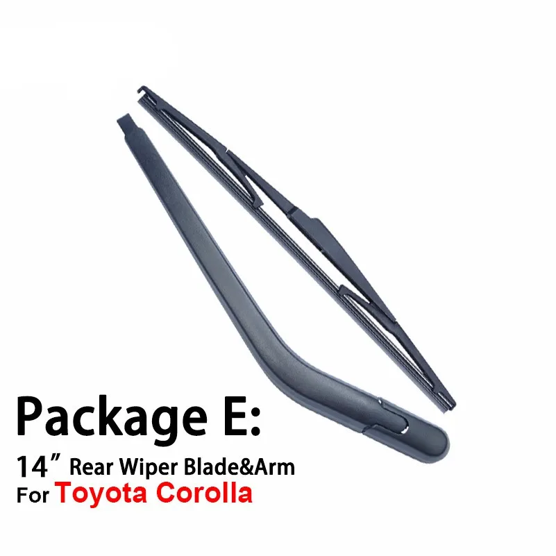 QEEPEI передний и задний рычаг стеклоочистителя для Toyota Corolla 2002-2007 3/5-дверь хэтчбек