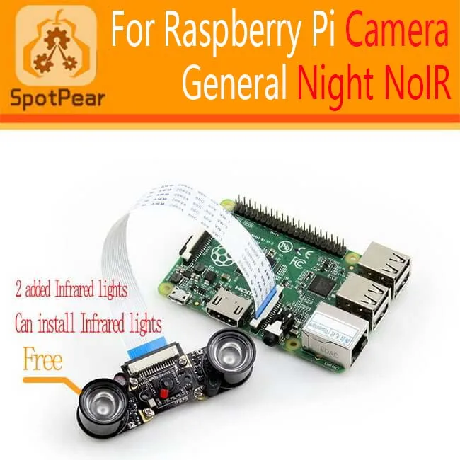 Raspberry Pi 3 model B/4B NoIR Ночная камера с 2 бесплатными ИК подсветками|camera target|camera led lightlight