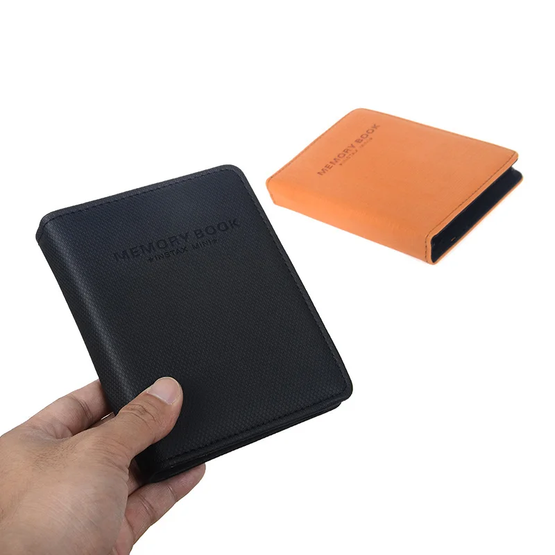 Мини фотоальбом из ПУ кожи высокого качества с 64 карманами для 3 дюймовой мини