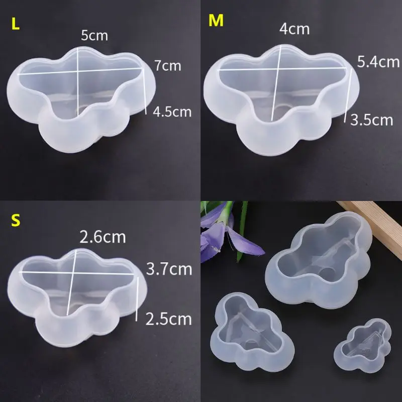 Силиконовые формы 3D облако милые DIY эпоксидная смола ремесла украшения торта
