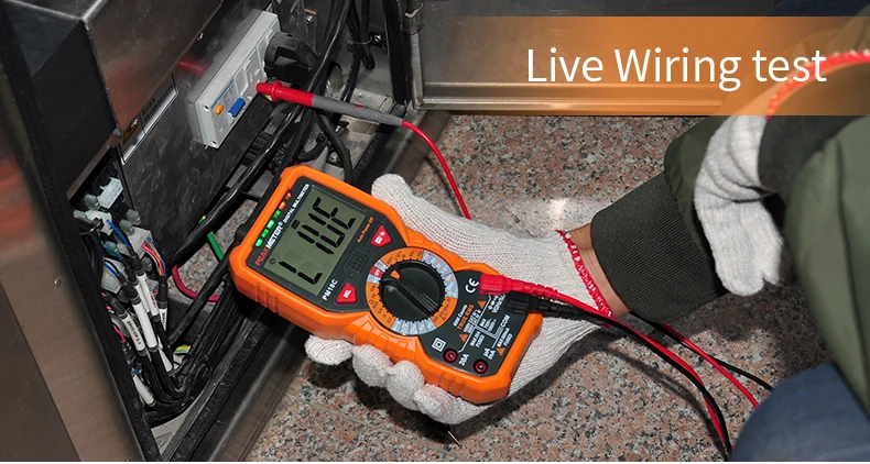 Цифровой мультиметр PEAKMETER PM18C True RMS AC/DC Измеритель сопротивления напряжения PM890D Емкость Частота Температура NCV тестер