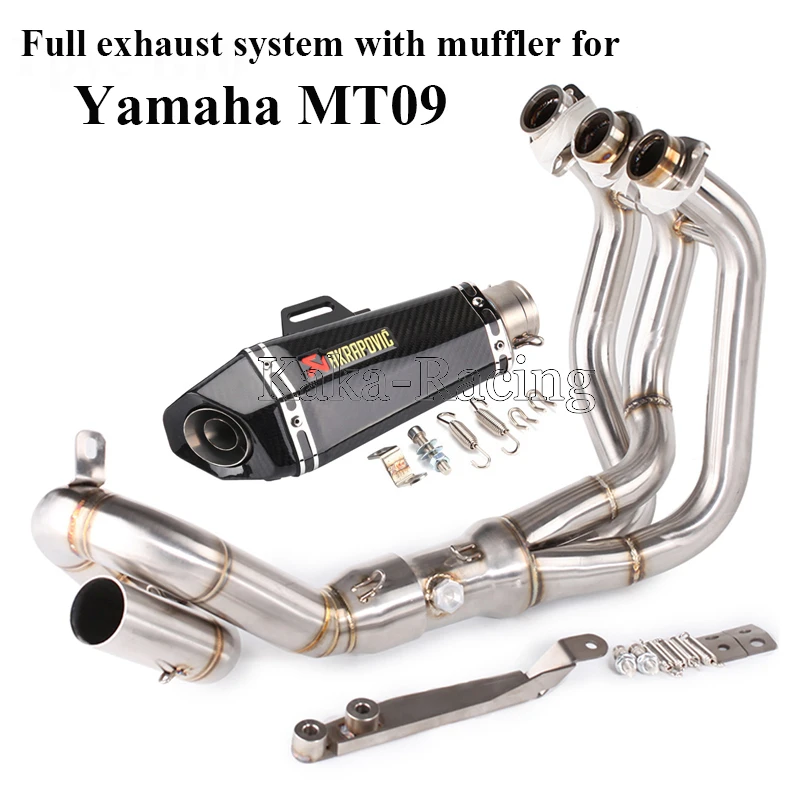 Глушитель выхлопной трубы Akrapovic для мотоцикла Yamaha MT09 FZ09 полная система глушитель