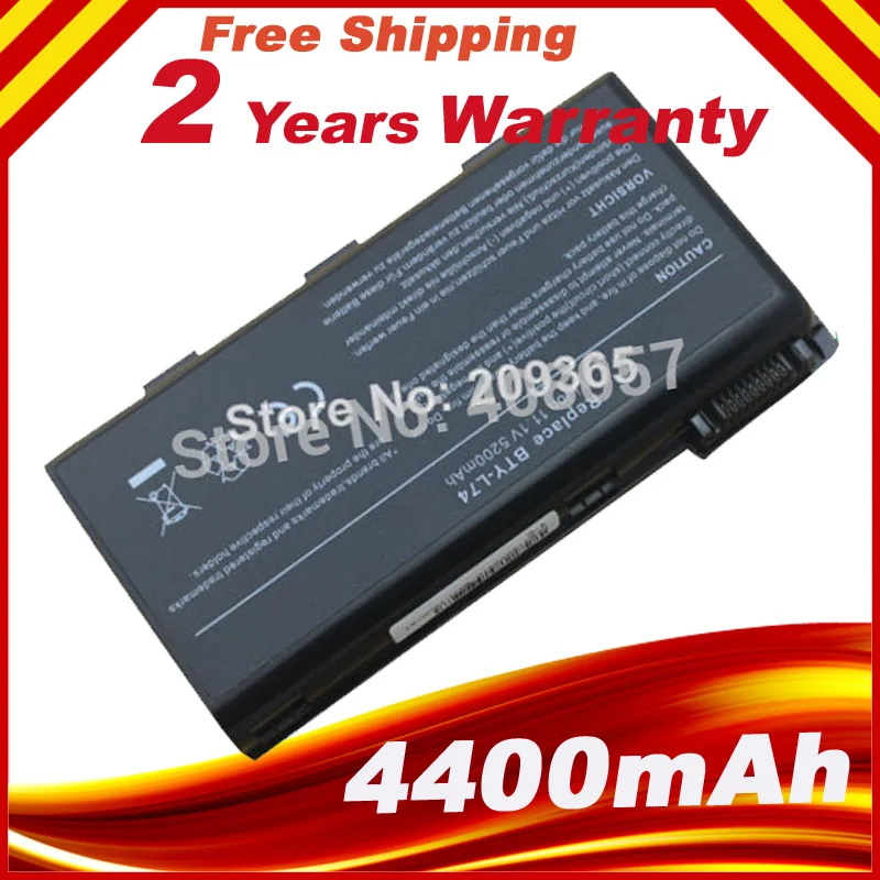 Аккумулятор для MSI BTY L74 MS-1682 A5000 A6000 A6005 C61M32-HDSB CR500 CR700 CX700-010EU S9N-2062210-M47