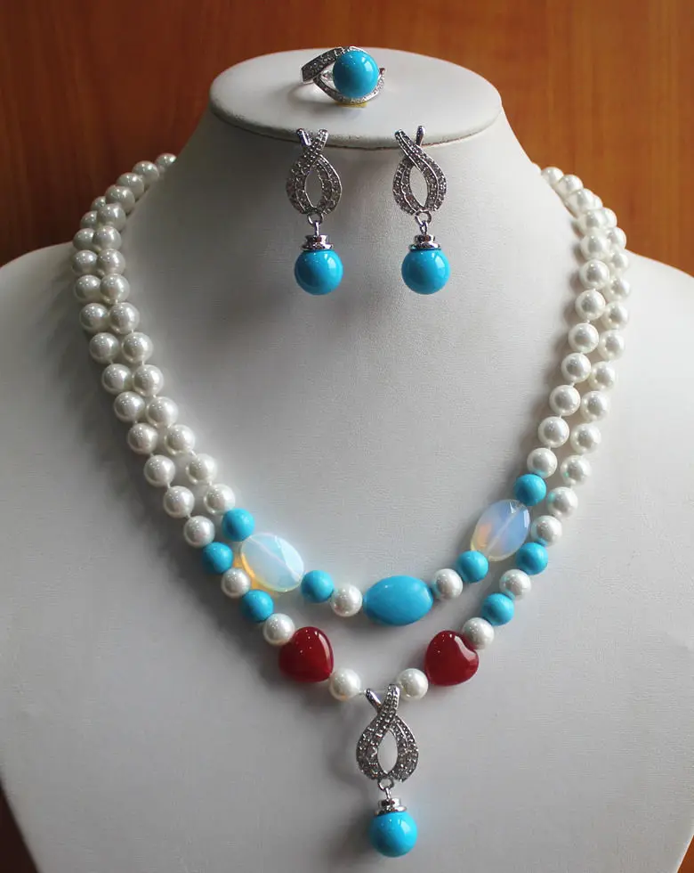 Доставка новый очаровательный набор колец из 8 мм2 разных цветов