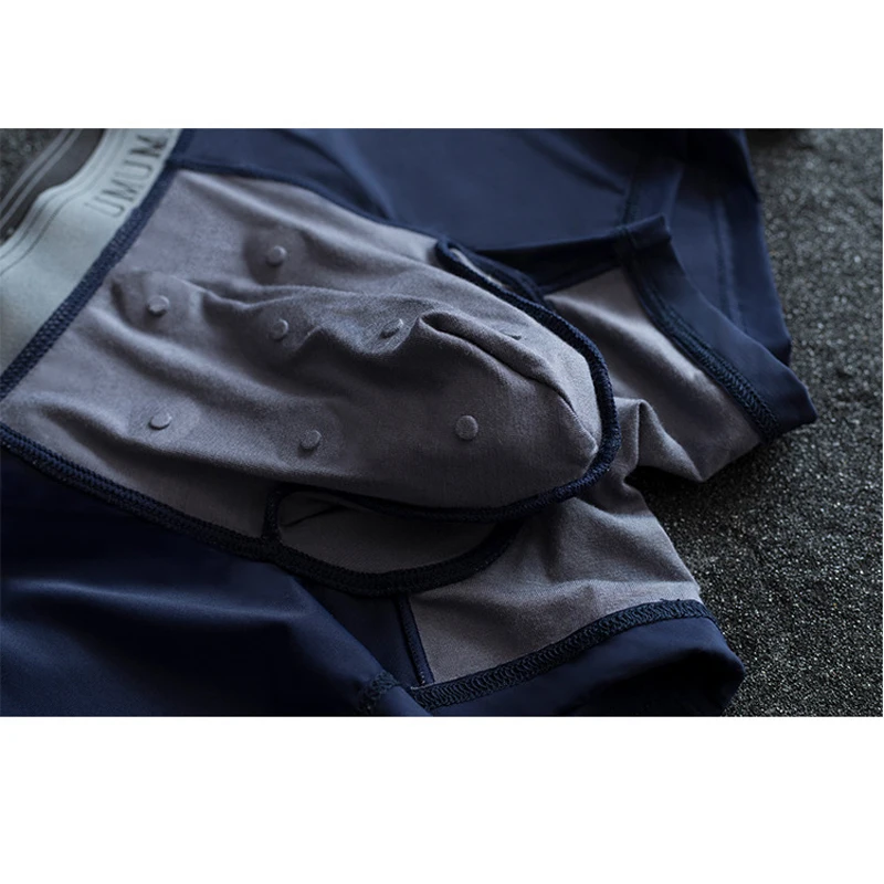 3 шт. мужские боксеры без следов талии из натурального шелка | Мужская одежда