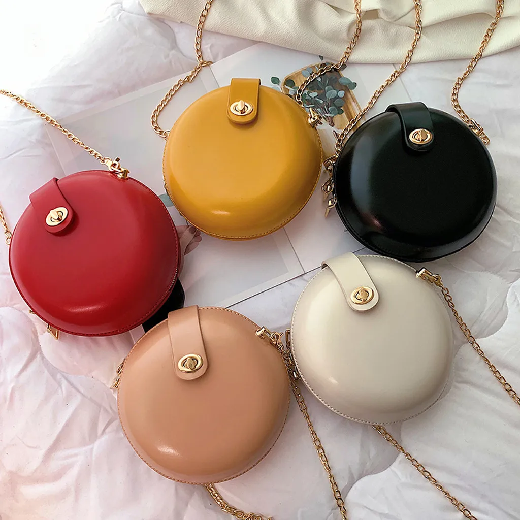 2019 women bag Fashion Eggshell Pure-Colour Cover Retro Shoulder Bag Coin Purse bolsa feminina sac main femme#G4 | Багаж и сумки