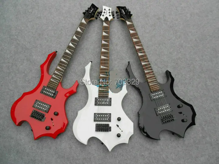 Лидер продаж электрогитара с пламенем популярная модель гитары бесплатная