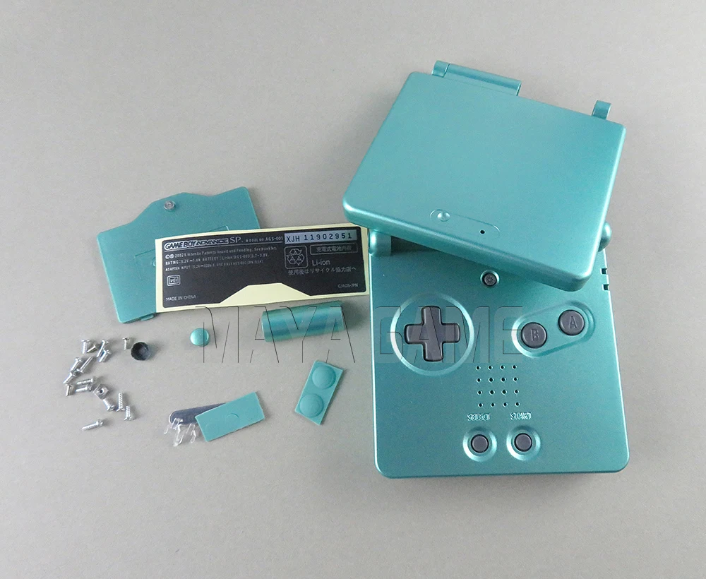 Чехол для Gameboy Advance SP сменный Корпус Корпуса с крышкой и винтами для GBA SP