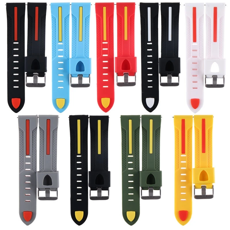 Cool Newest Silicone Wtachband For Apple Watch Series 123 Adjustable Replace Man Smartwatch Strap (not including the connector) |
