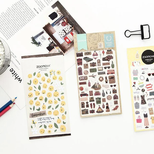 1 шт. Милая декоративная наклейка для дневника милый подарок скрапбукинга