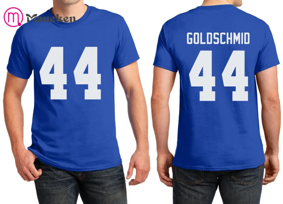 2018 напечатано имя Paul Гольдшмидт футболка Для мужчин короткий рукав 100% хлопок с