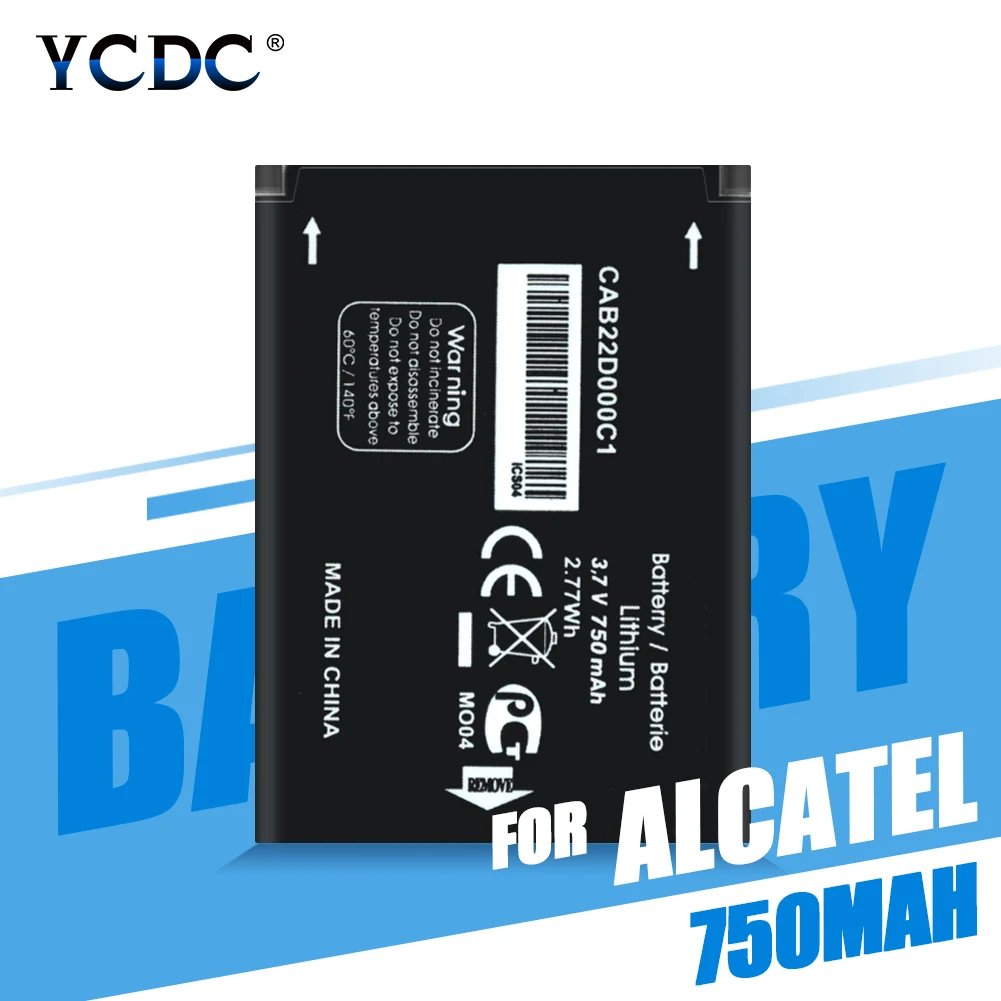 3 7 V 750 мАч телефон Батарея для ALCATEL One Touch OT 2010 2010A 2010D 2010E 2010X 2012D 2051D 356 665 665X