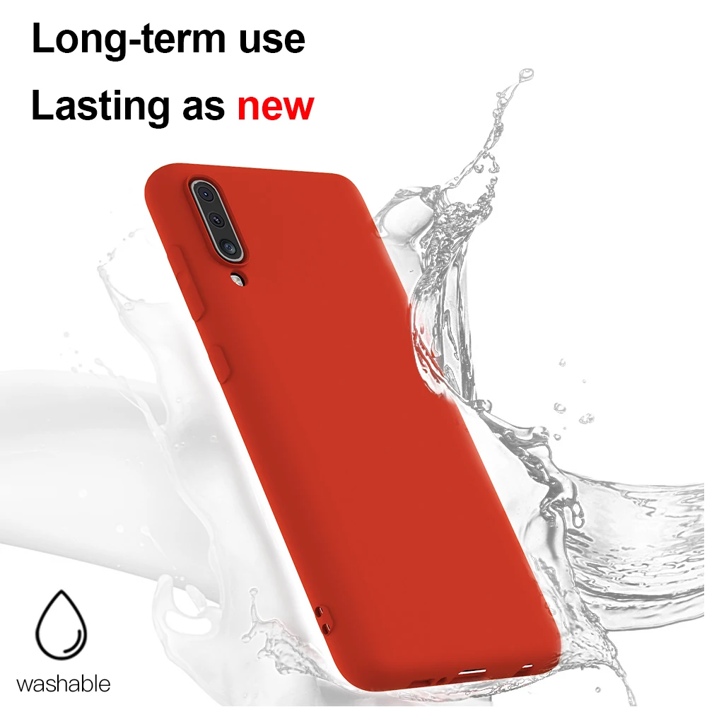 KEYSION жидкий силиконовый чехол для Samsung Galaxy A50 A70 A30 A20 M20 мягкий ударопрочный ТПУ