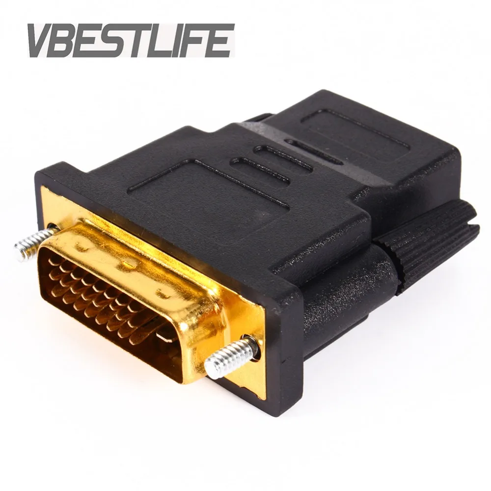 Конвертер DVI 24 + 1 в HDMI совместимый преобразователь переходник мама папа для HD ТВ