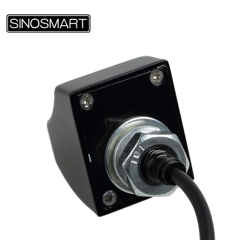 $151.55 SINOSMART Universal Front / Rear View Revering Parking Camera for Car/SUV/Truck DC 5V-28V Input Stainless Metal Chrome Black