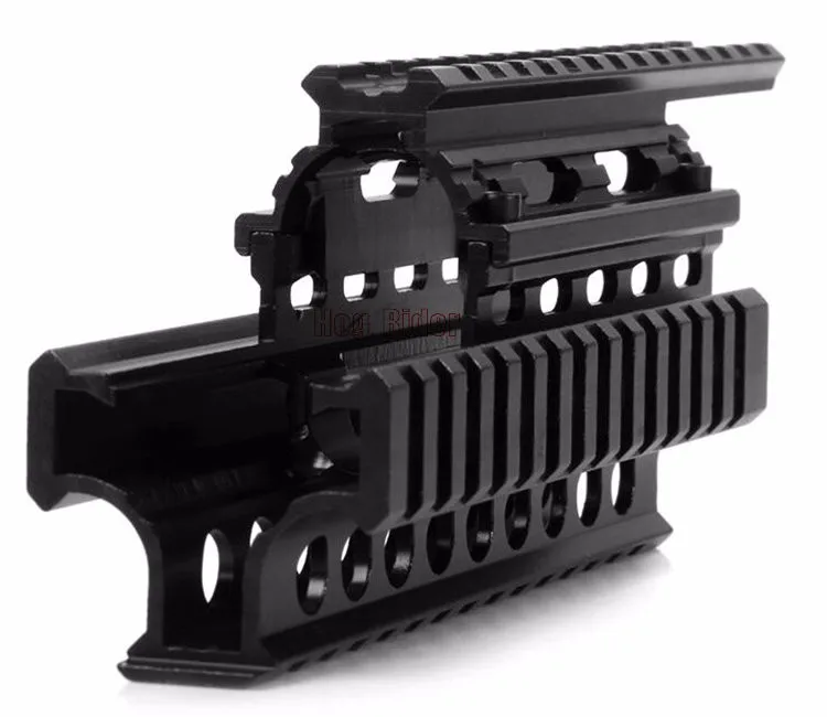 Тактический AK47/74 серии из алюминиевого сплава винтовка Quad Rail ручная защита интегрированная система рис крепление для стрельбы с бесплатной крышкой 12 шт