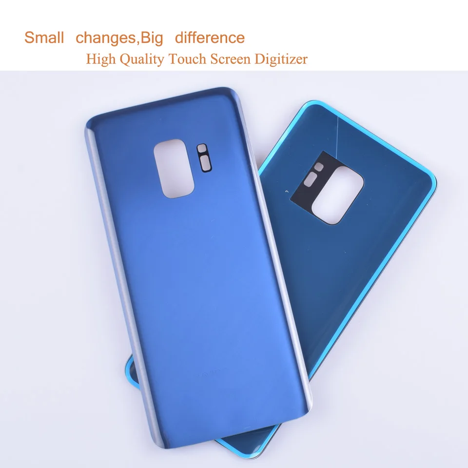 Замена заднего стекла для Samsung Galaxy S9 G960 G960F крышка аккумулятора задняя корпуса