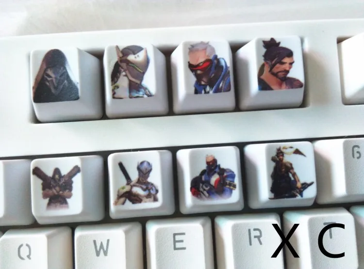 1 шт. R4 сублимационный индивидуальный ключ крышка для Overwatch Heros механическая клавиатура ключ крышка OEM профиль