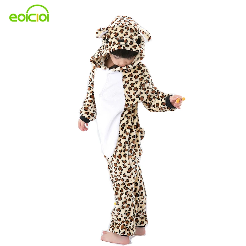 Фланелевые пижамы с животными и мультяшными рисунками детские теплые для