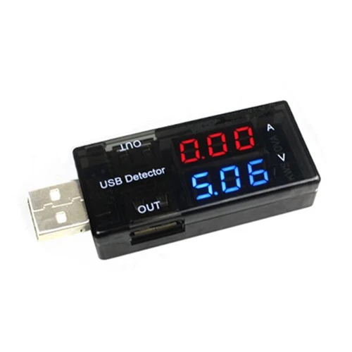 USB детектор тока и напряжения тестер измерительный прибор USB измеритель напряжения тестер двойной стол электронный diy комплект - Цвет: B