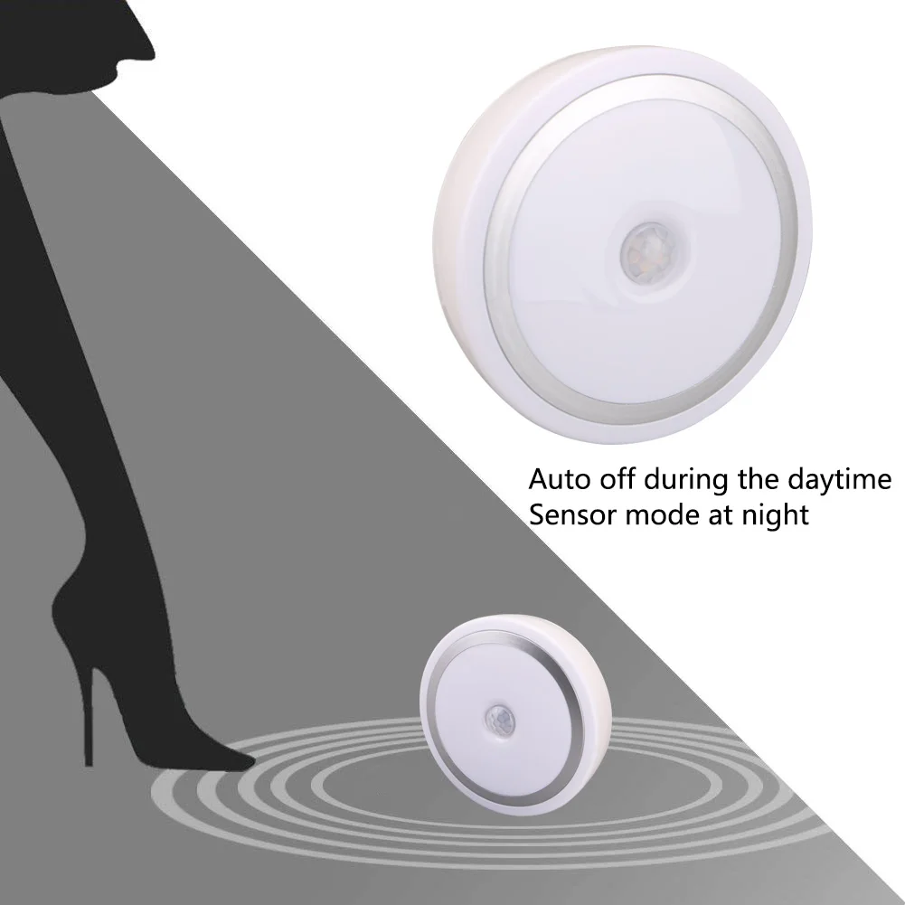 Инфракрасный датчик движения 6 светодиодов ночной Светильник Магнитная батарея